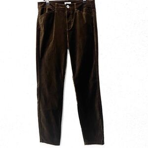 J. Jill Dark velvet Brown Trousers 4